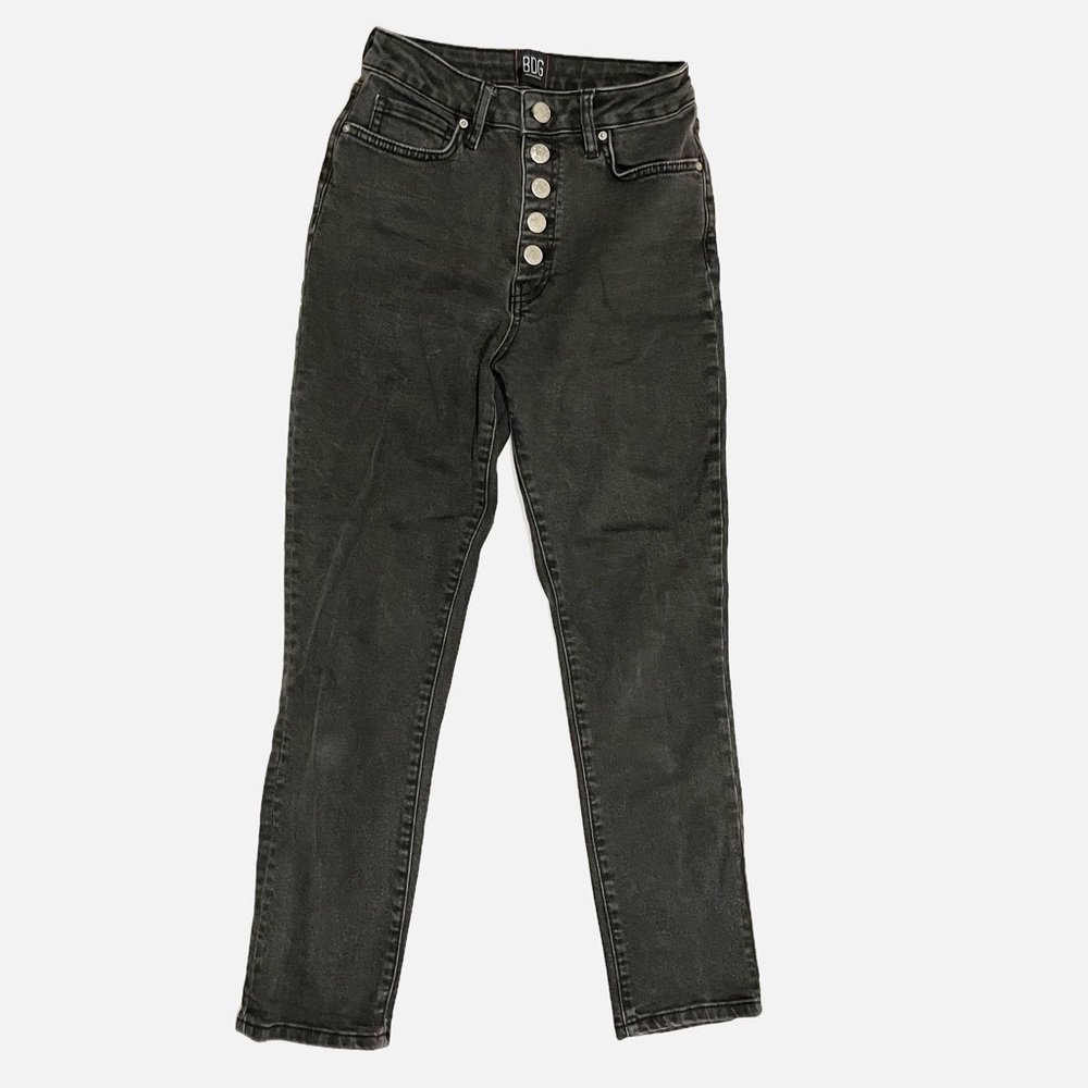 Urban Outfitters gray girlfriend high rise jeans